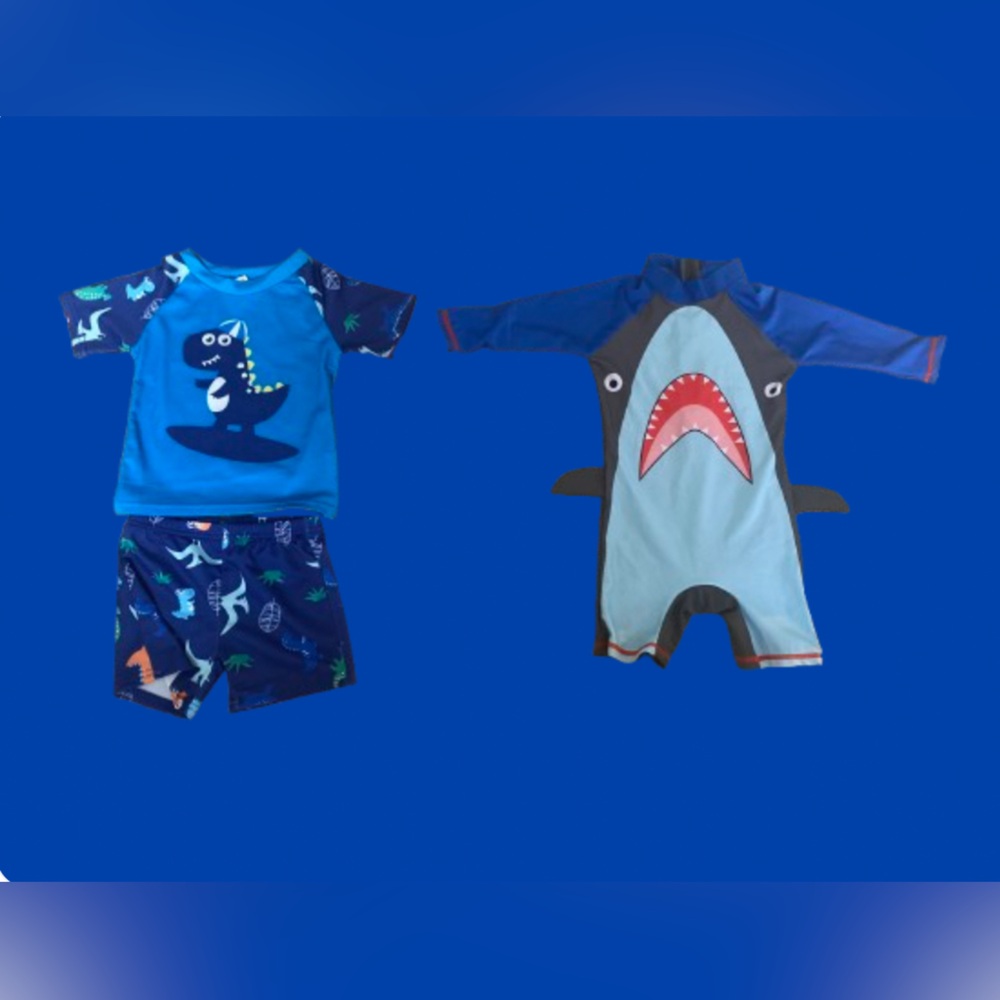 3pieces swim suit sets for kids